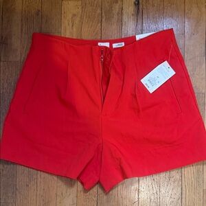 a new day Red High-Waist Tailored Shorts